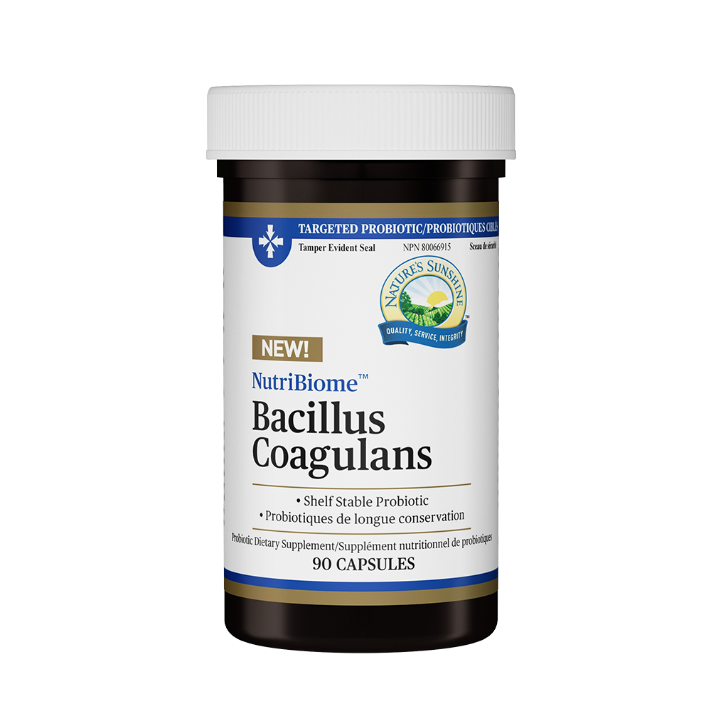 NutriBiome Bacillus Coagulans \u2013 Nature\u2019s Sunshine Canada